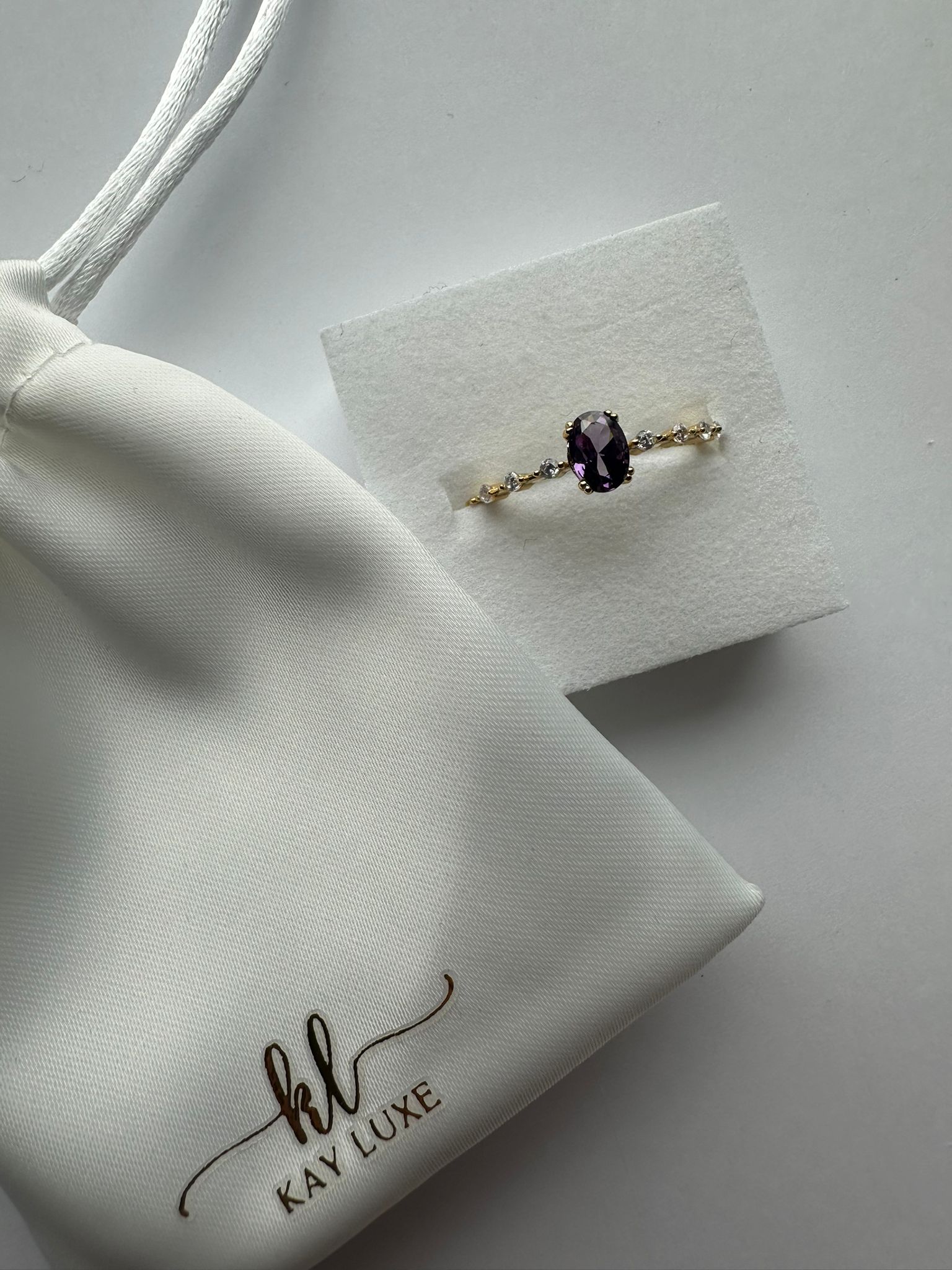 Amethyst Whisper Ring