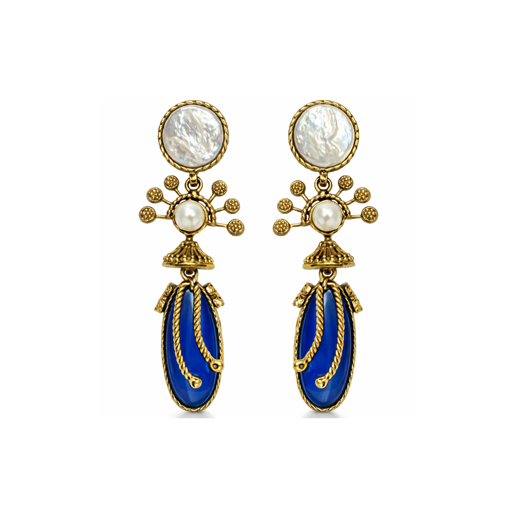 Blue Royale Earring