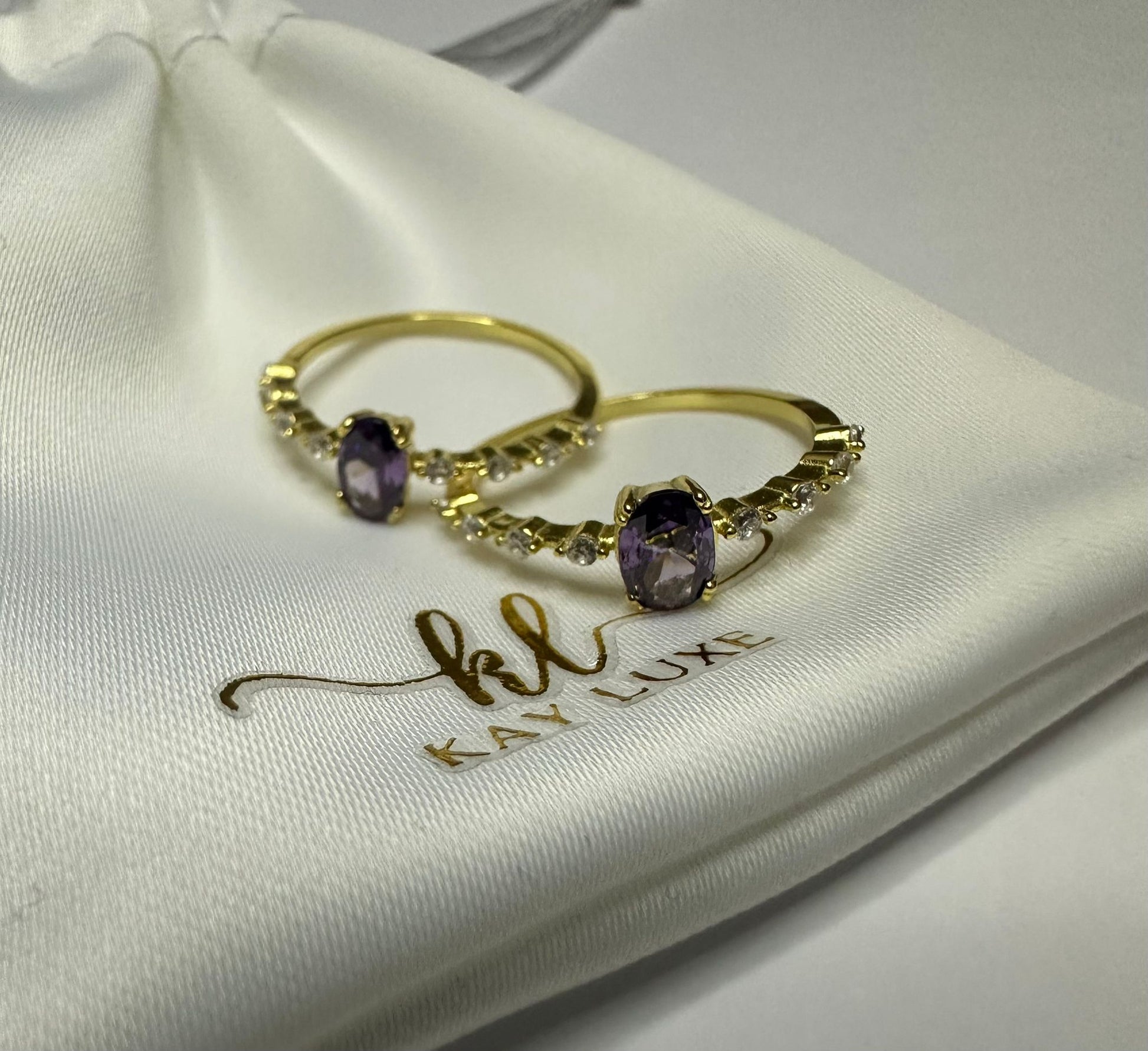 Amethyst Whisper Ring