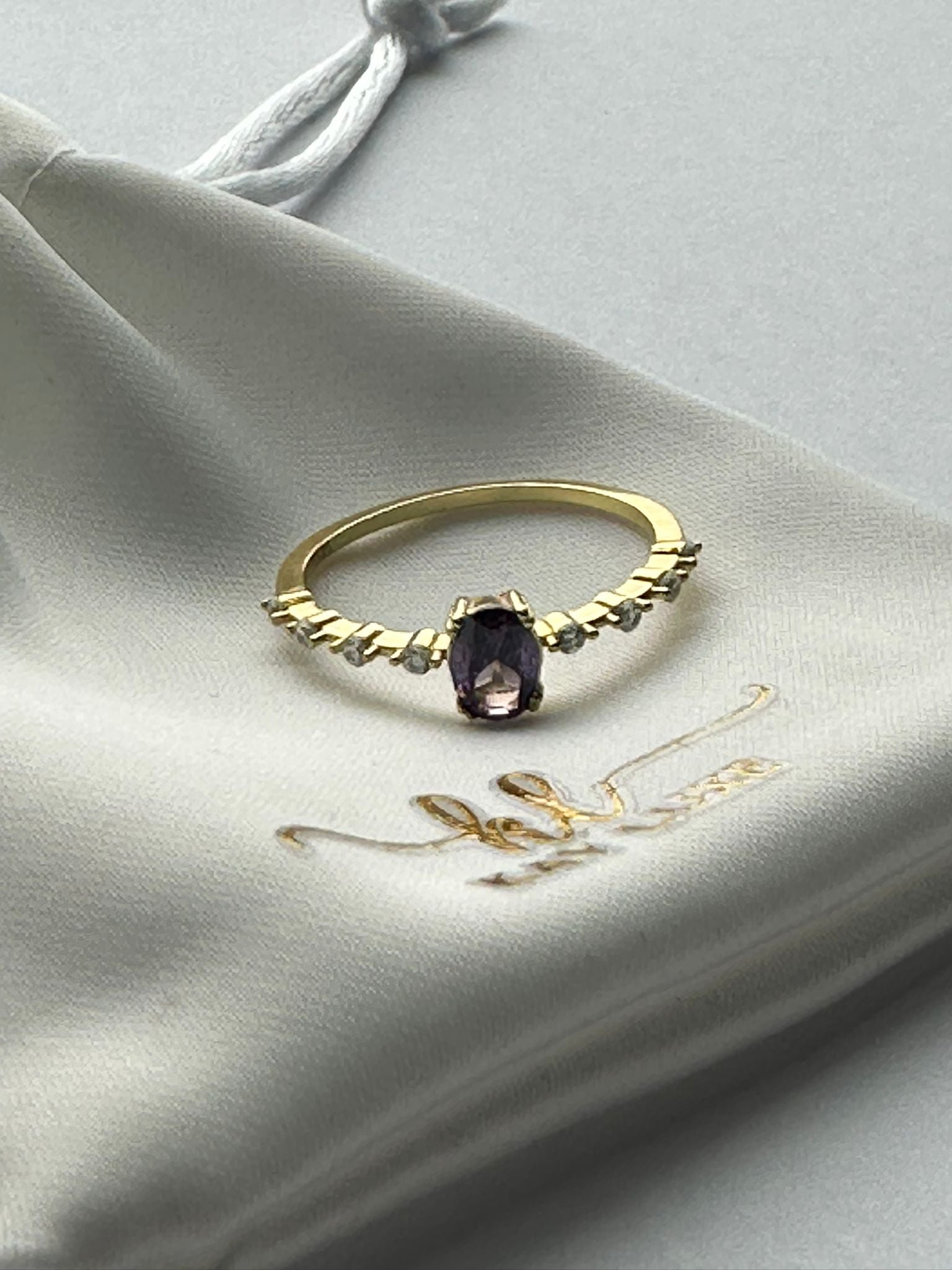Amethyst Whisper Ring