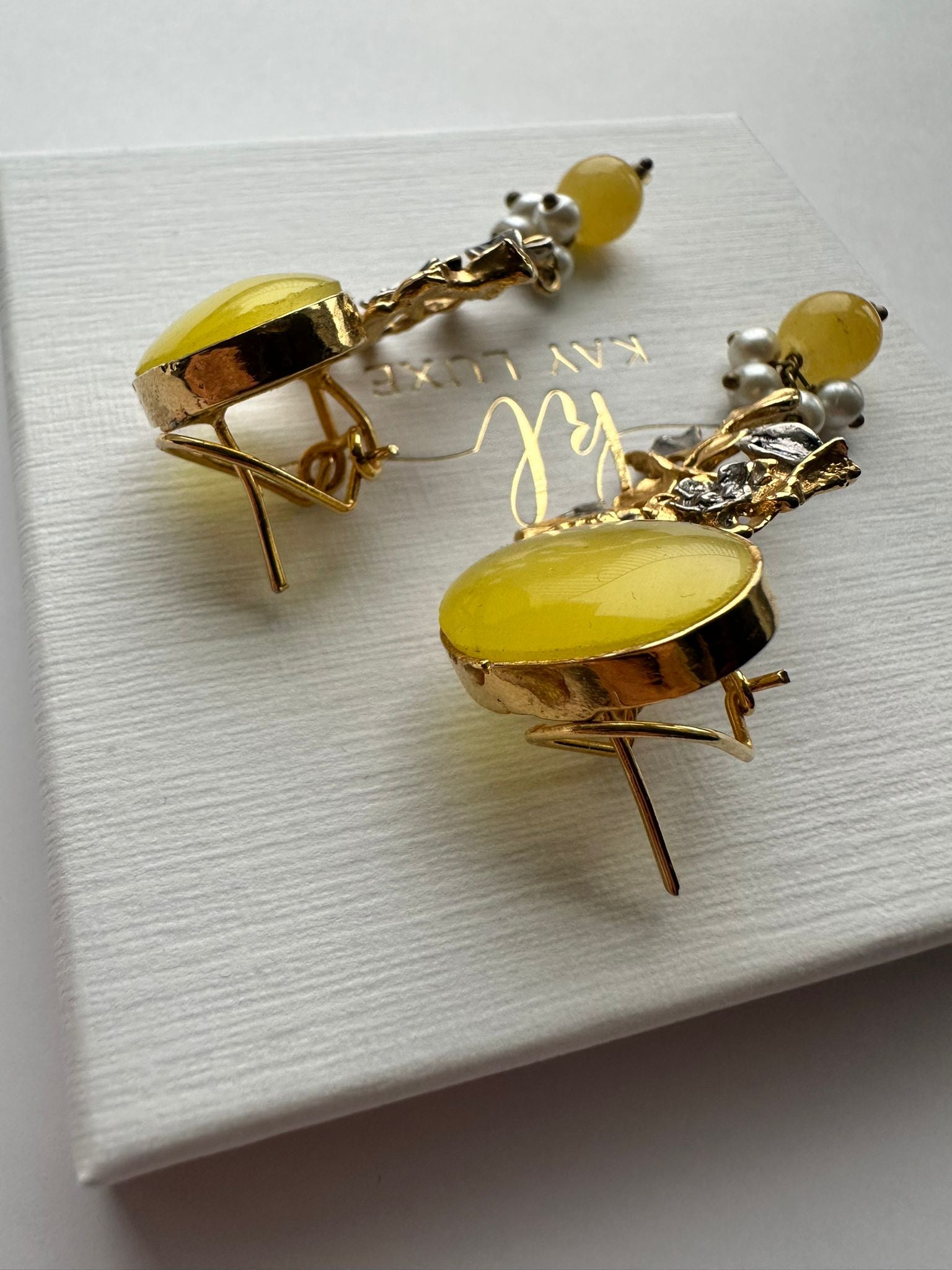 Marigold Earrings - Handmade