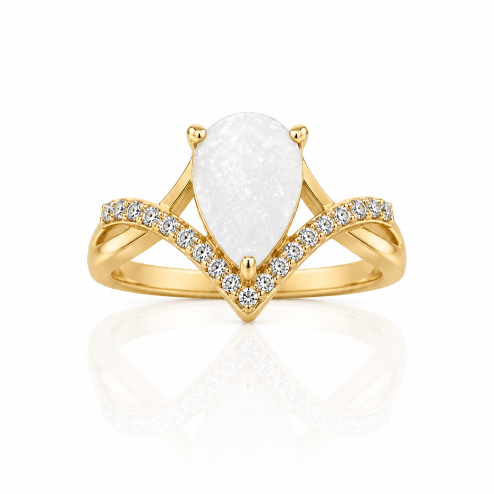 Aura Druzy Ring