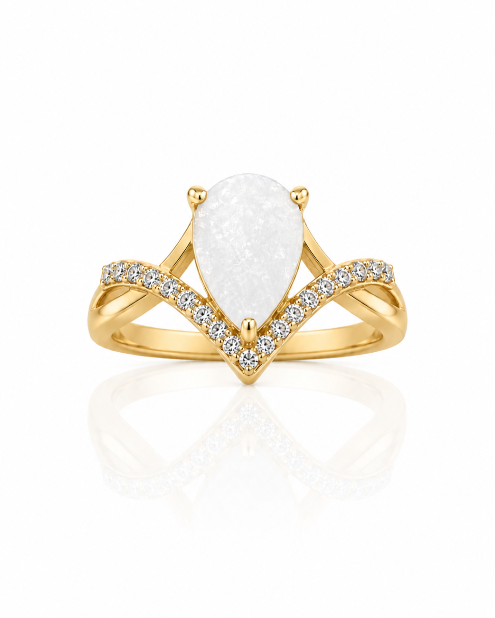 Aura Druzy Ring