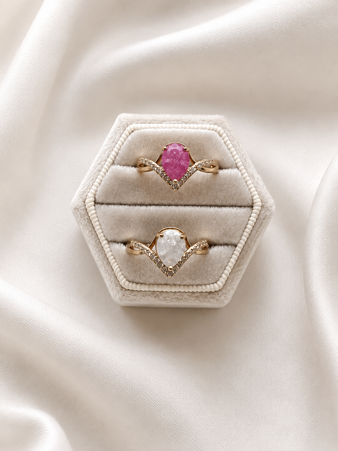 Aura Druzy Ring