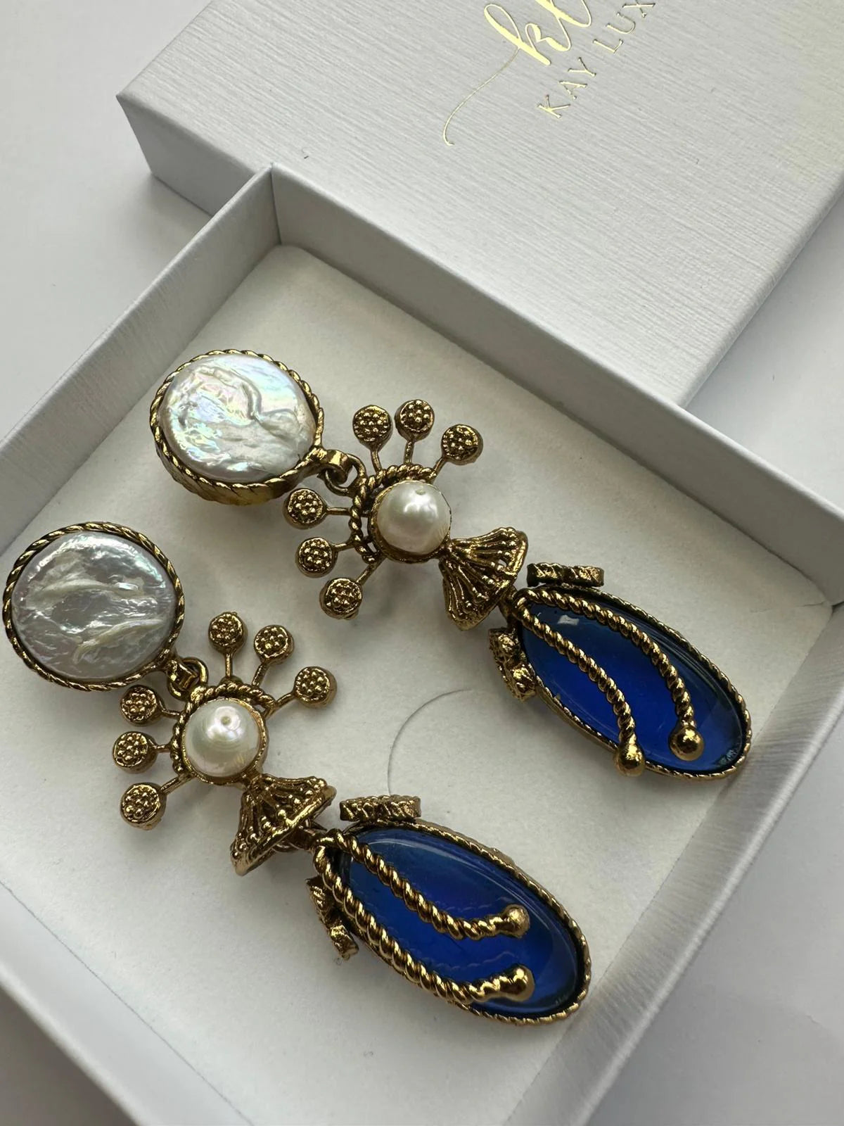 Blue Royale Earring