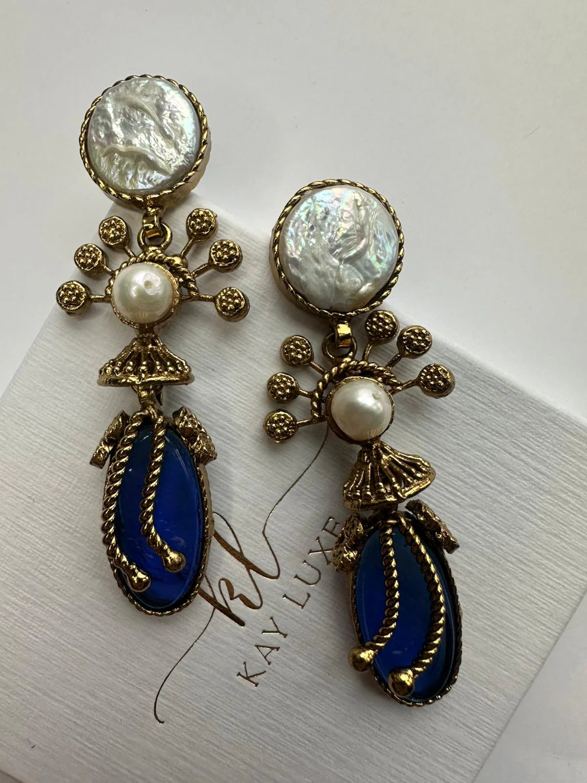 Blue Royale Earring