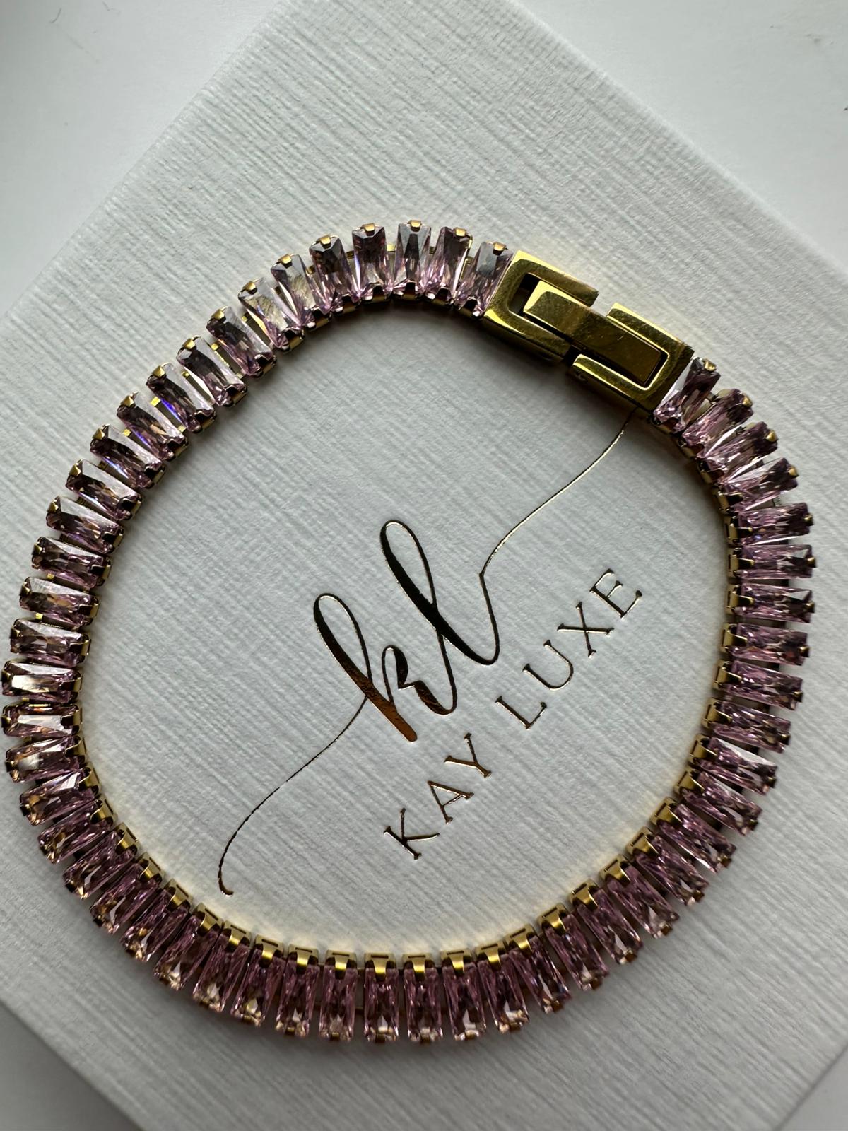 Blush Lumière Tennis Bracelet