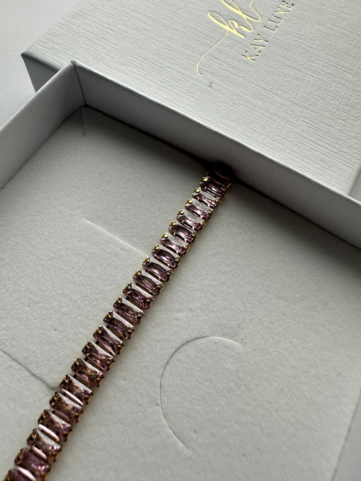 Blush Lumière Tennis Bracelet