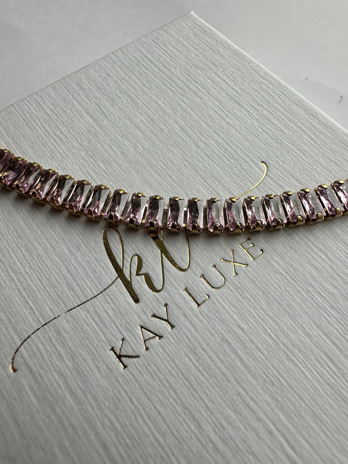 Blush Lumière Tennis Bracelet