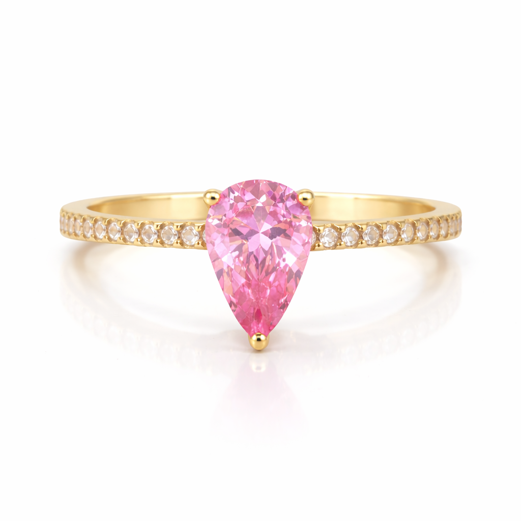 Blushing Vow Pavé Ring