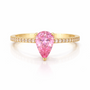 Blushing Vow Pavé Ring