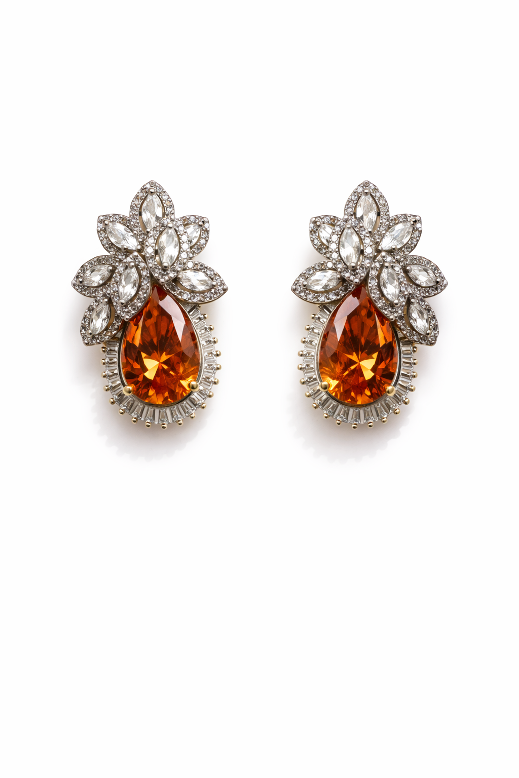 Élan Petal Drop Stud Earrings