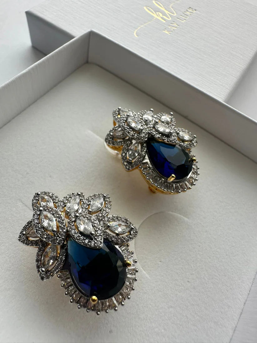 Élan Petal Drop Stud Earrings