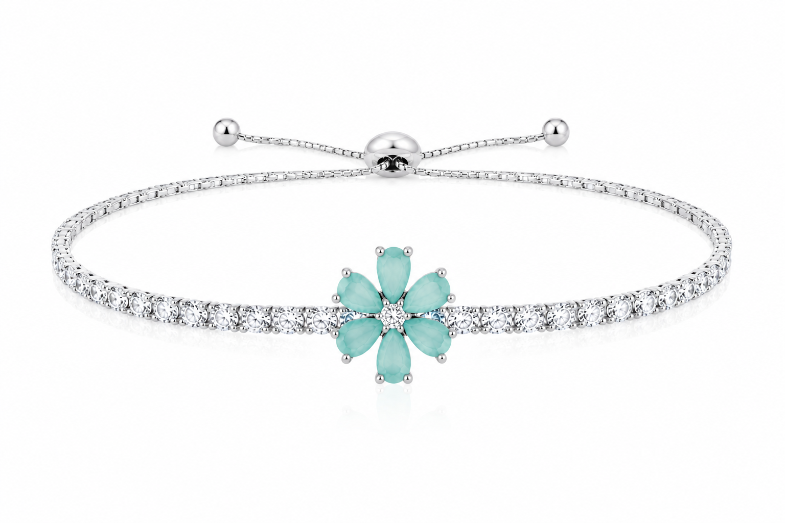 Flora Tennis Bracelet