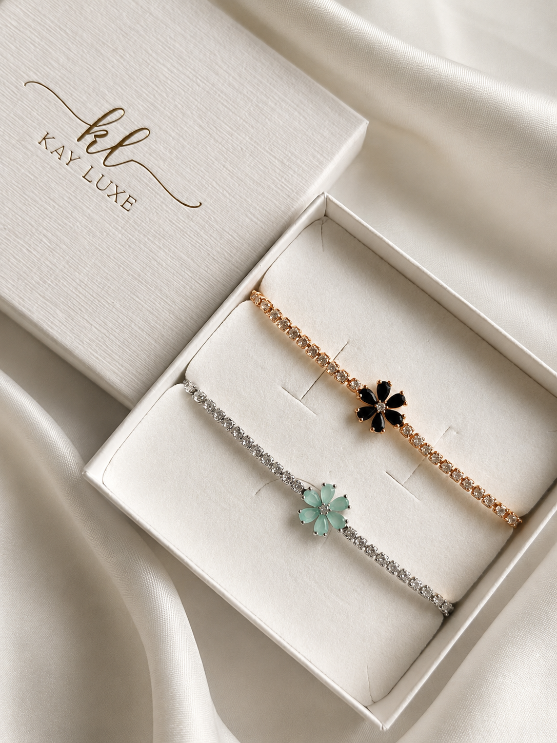 Flora Tennis Bracelet