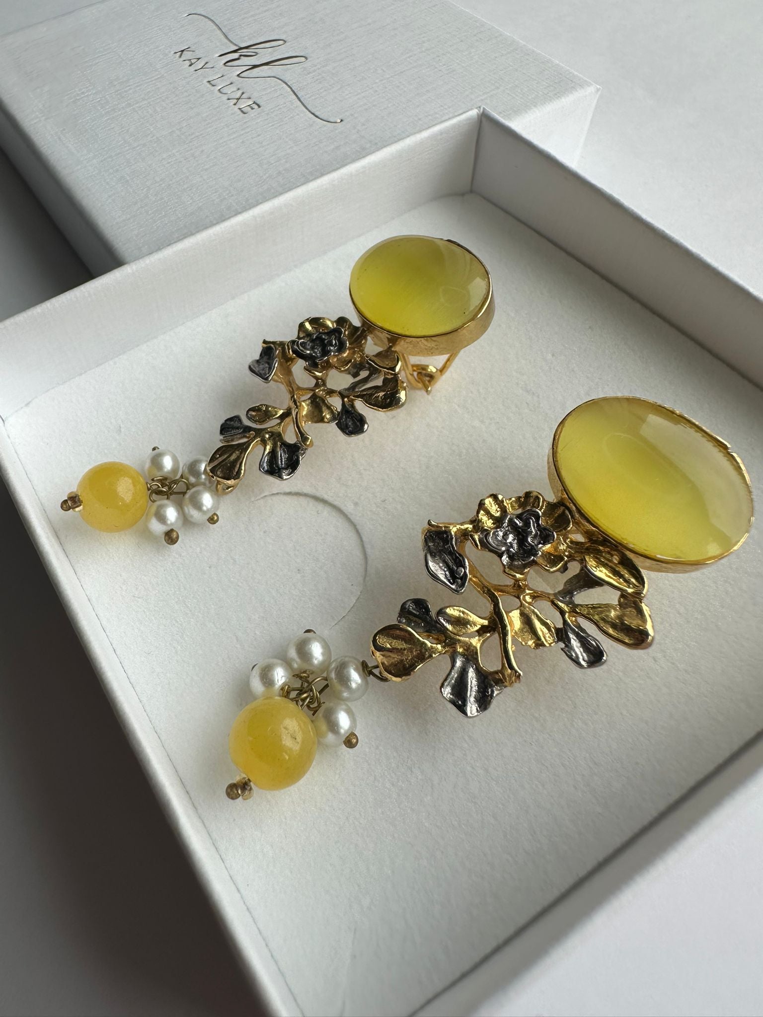 Marigold Earrings - Handmade