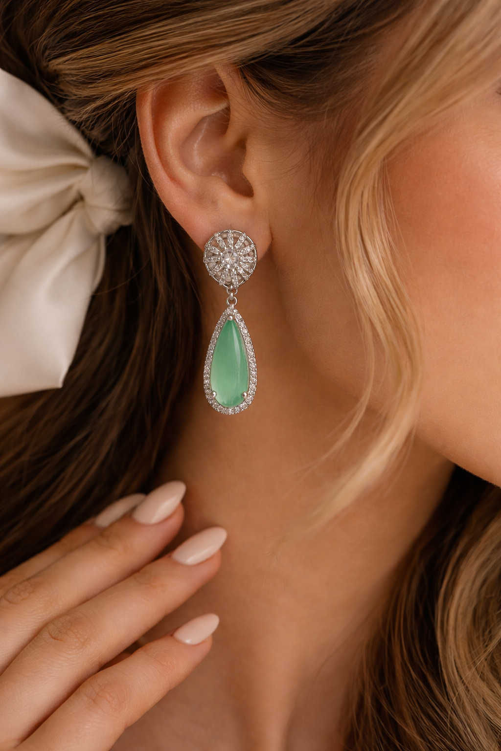 Isla Crystal Drop Earrings