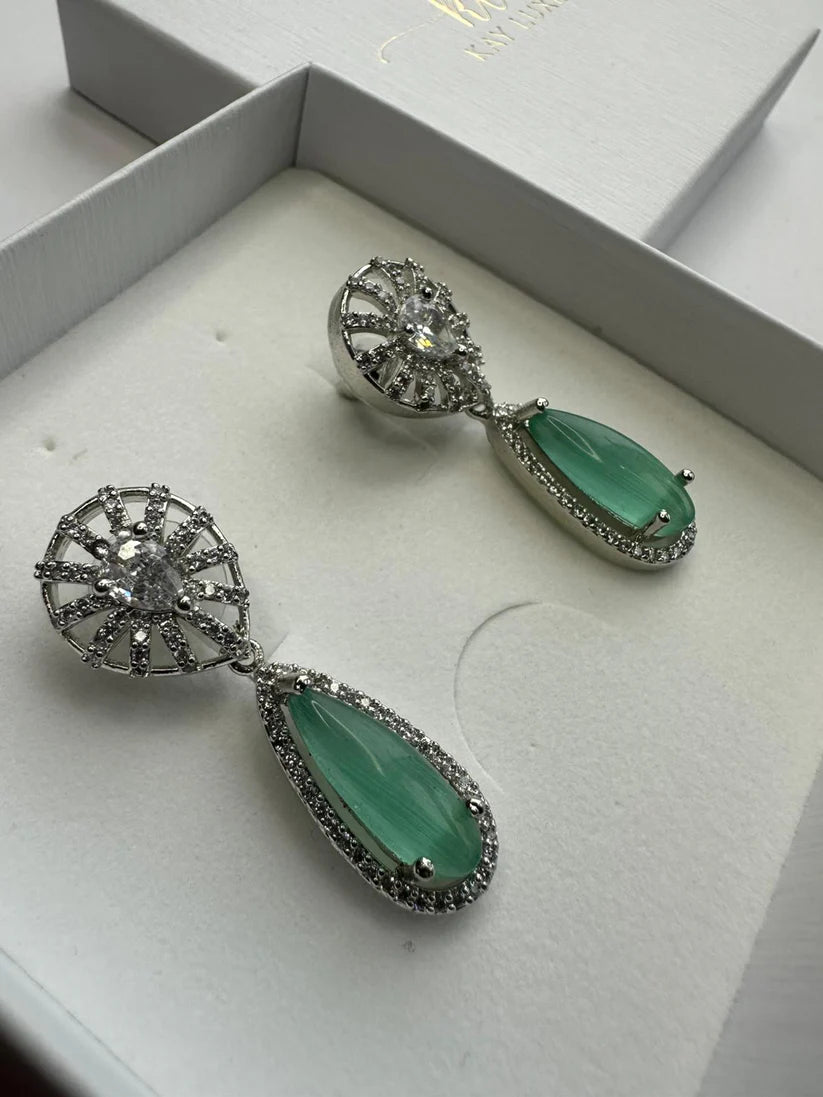Isla Crystal Drop Earrings