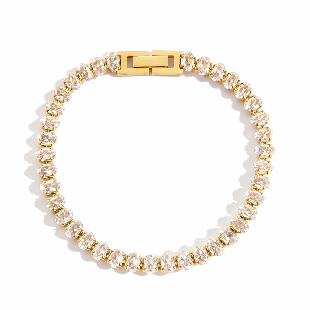 Opaline Glow Tennis Bracelet
