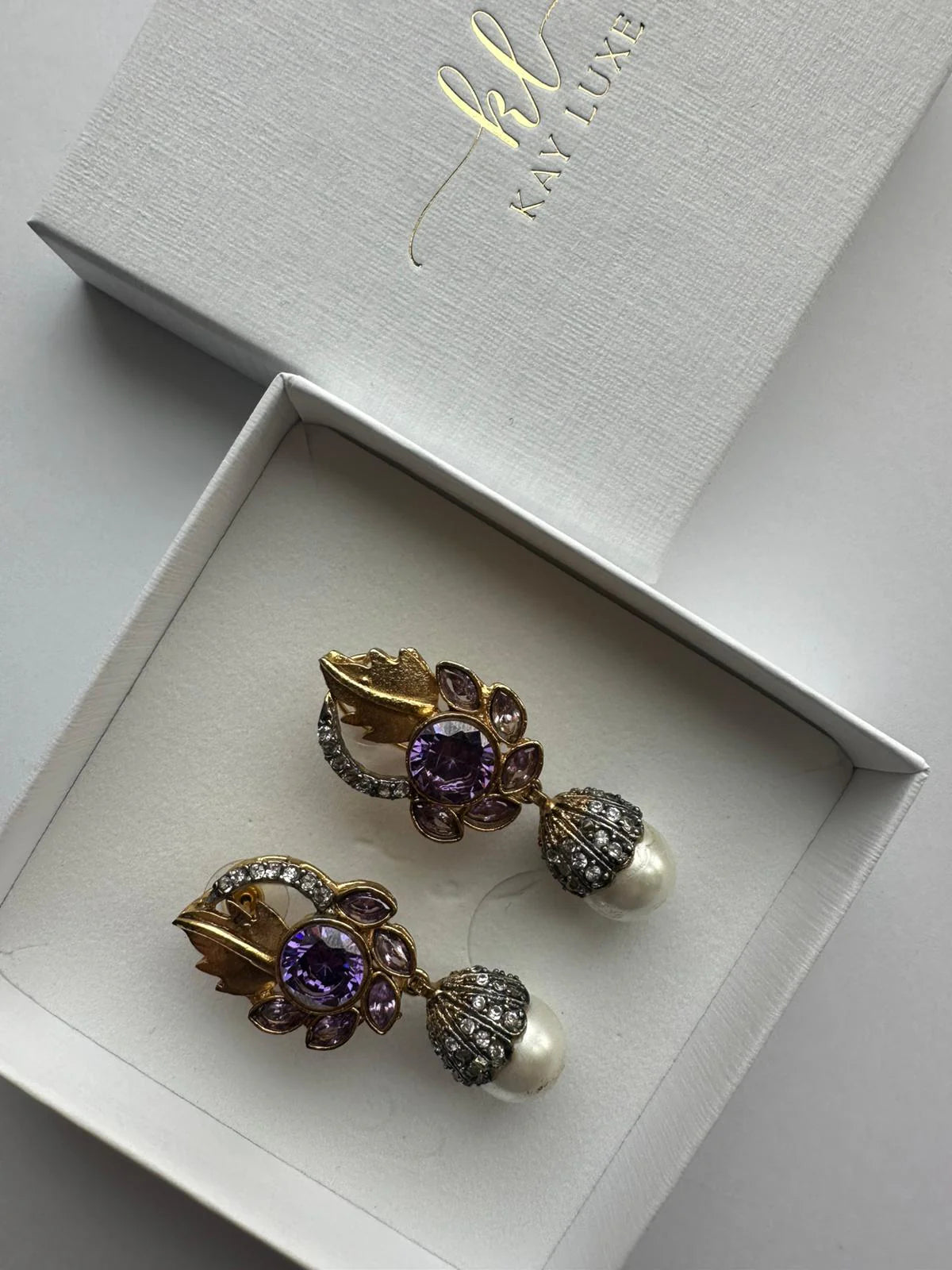 Regalia Bloom Pearl Earrings
