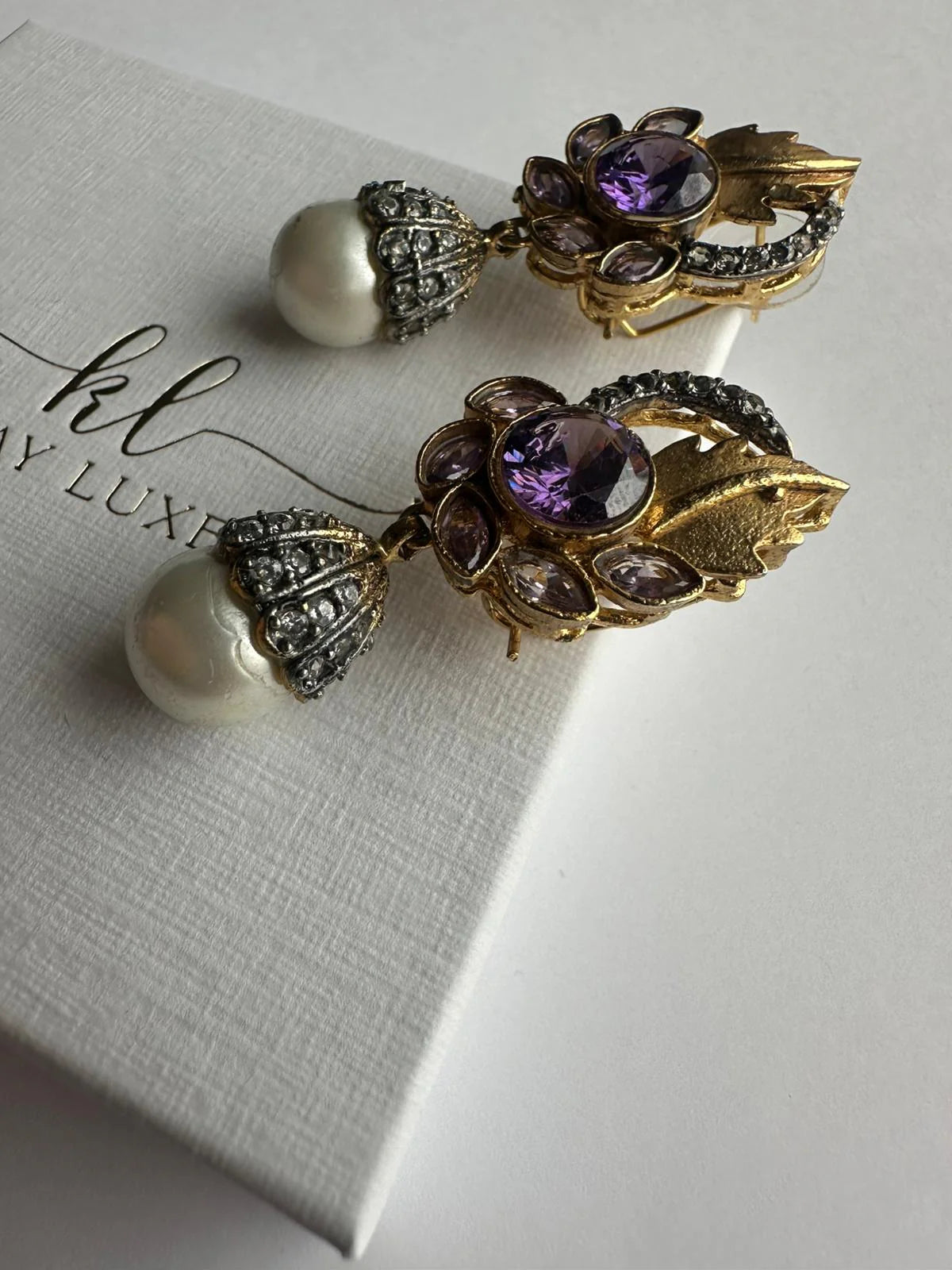 Regalia Bloom Pearl Earrings