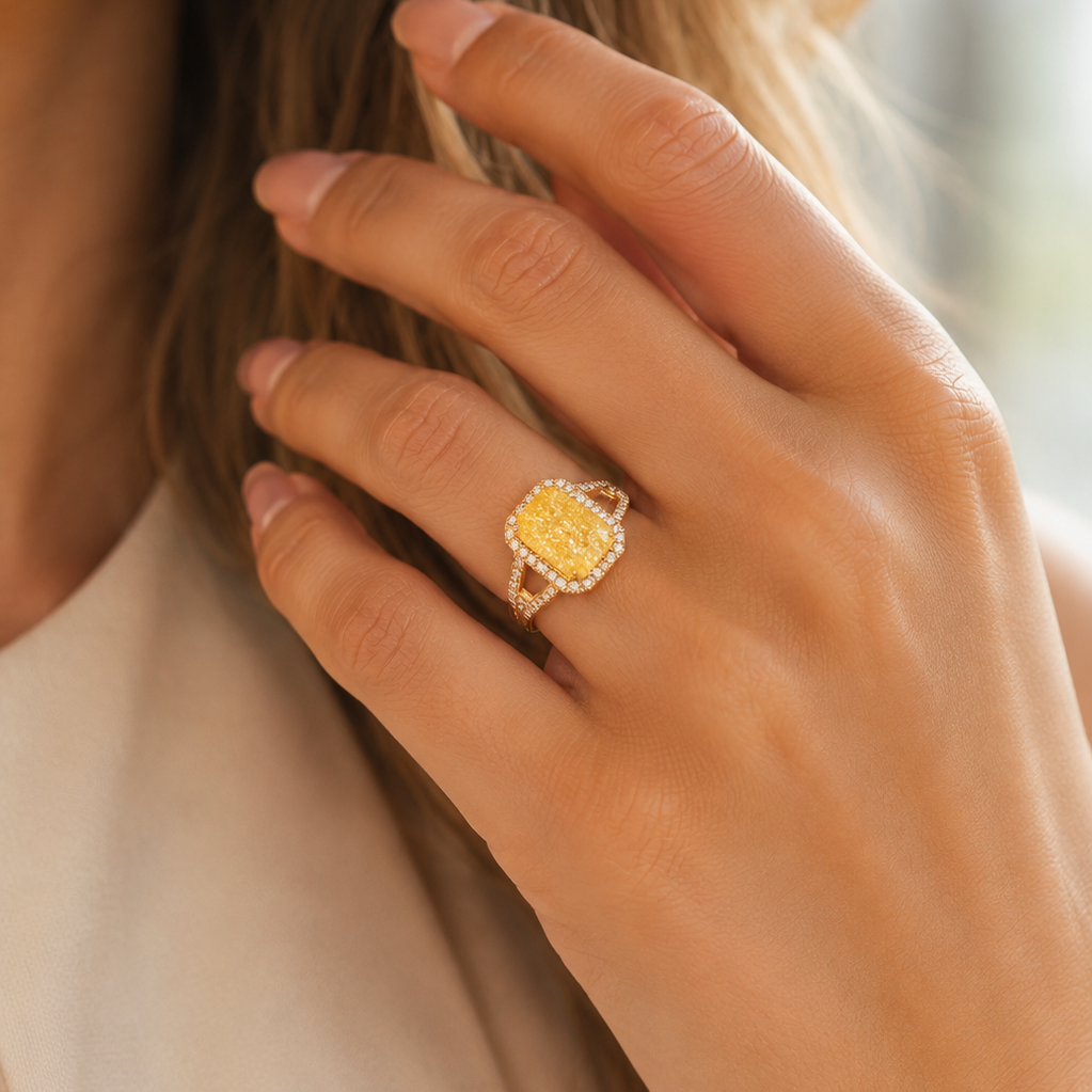 Solara Druzy Ring
