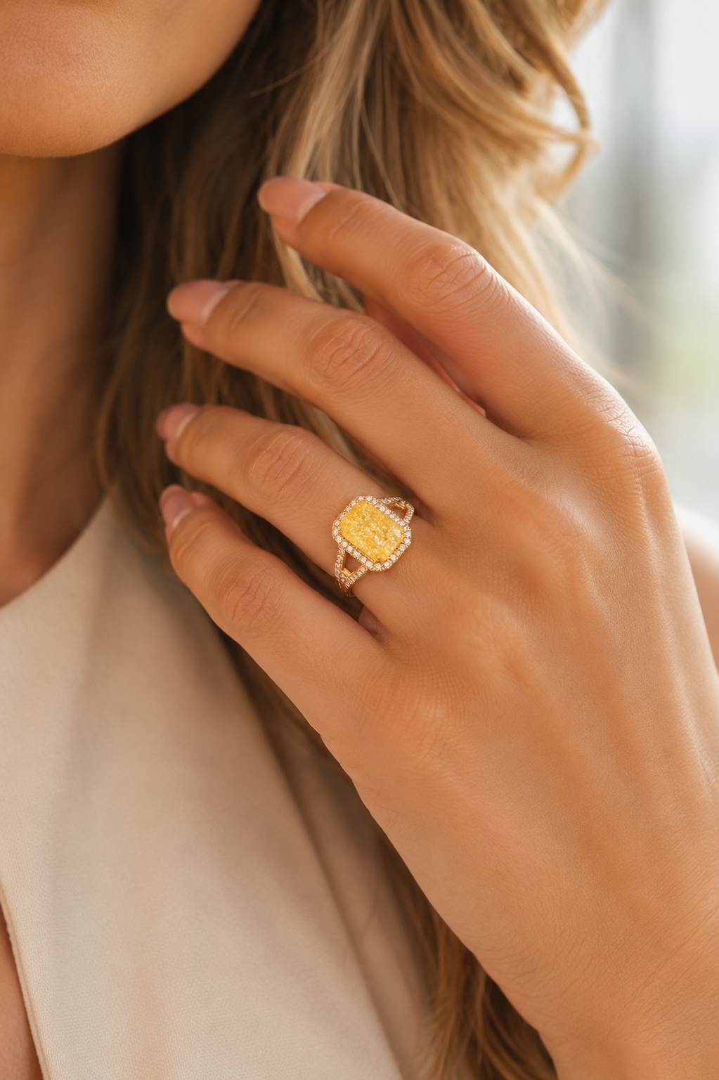 Solara Druzy Ring