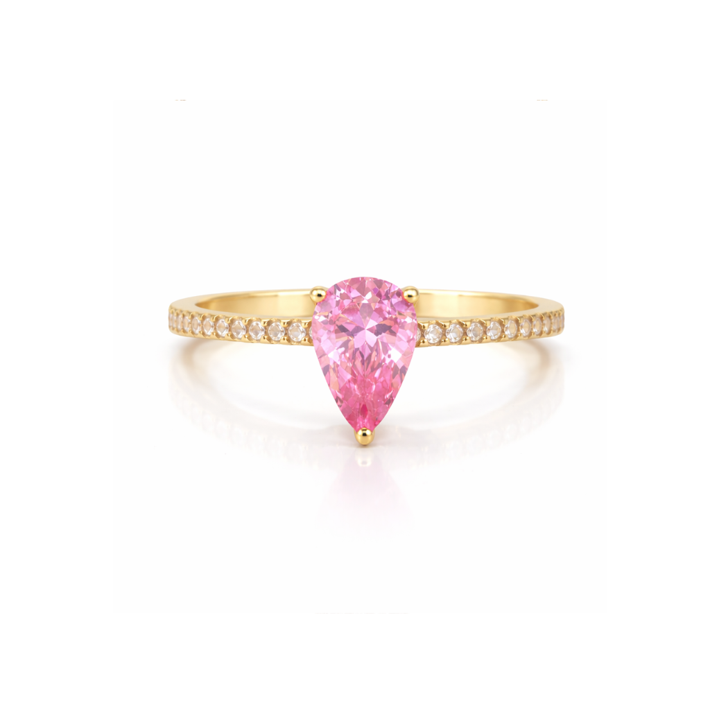 Blushing Vow Pavé Ring