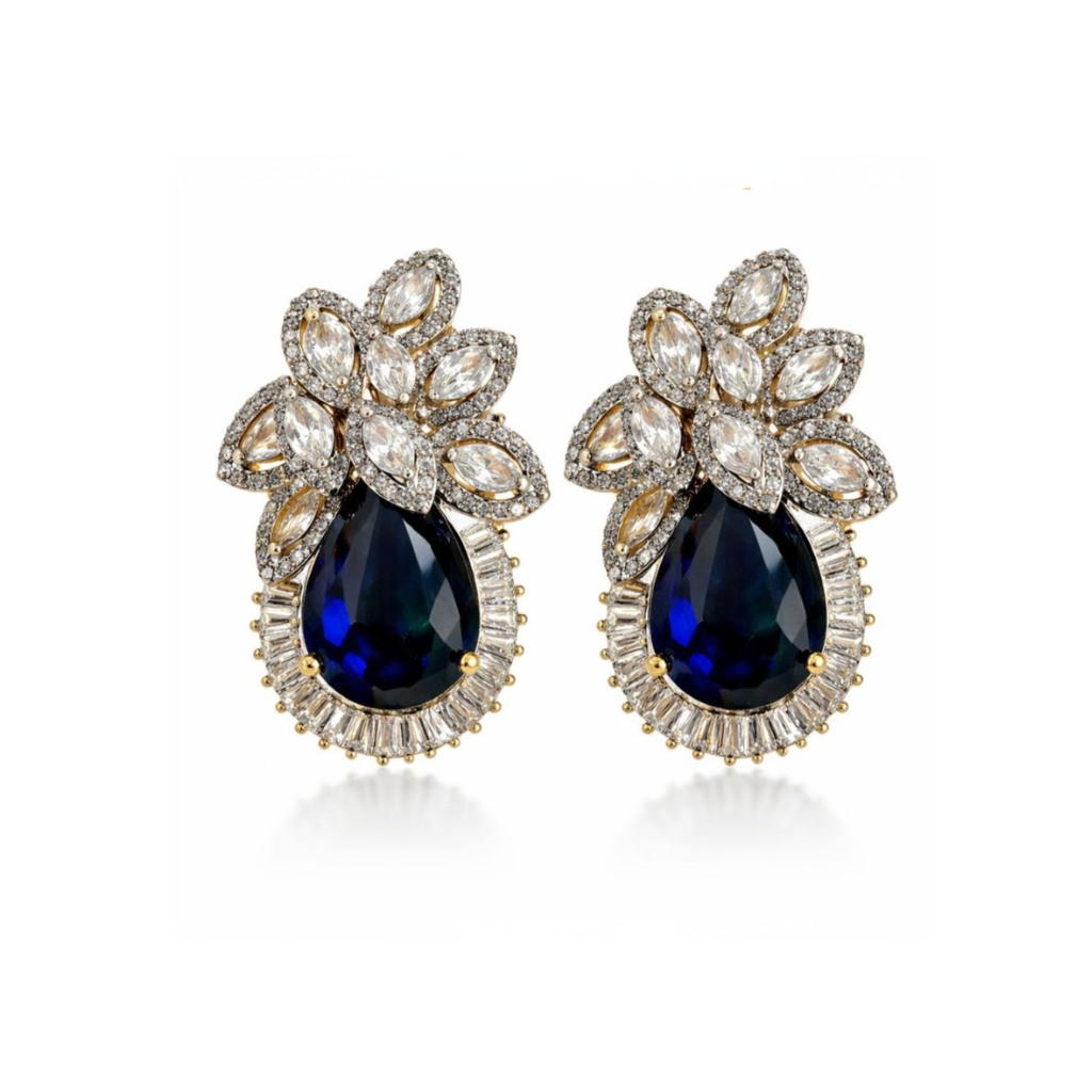 Élan Petal Drop Stud Earrings