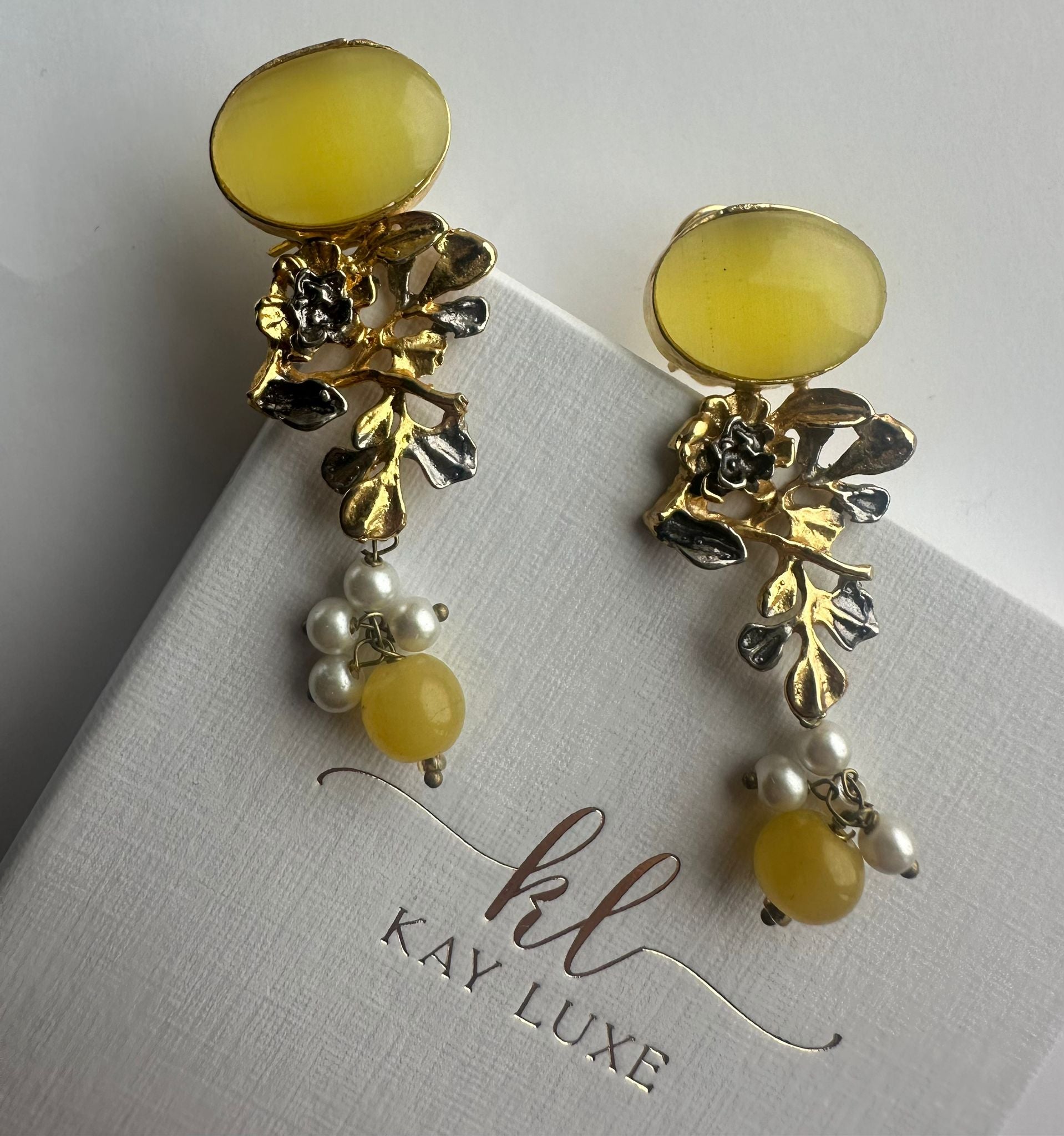 Marigold Earrings - Handmade