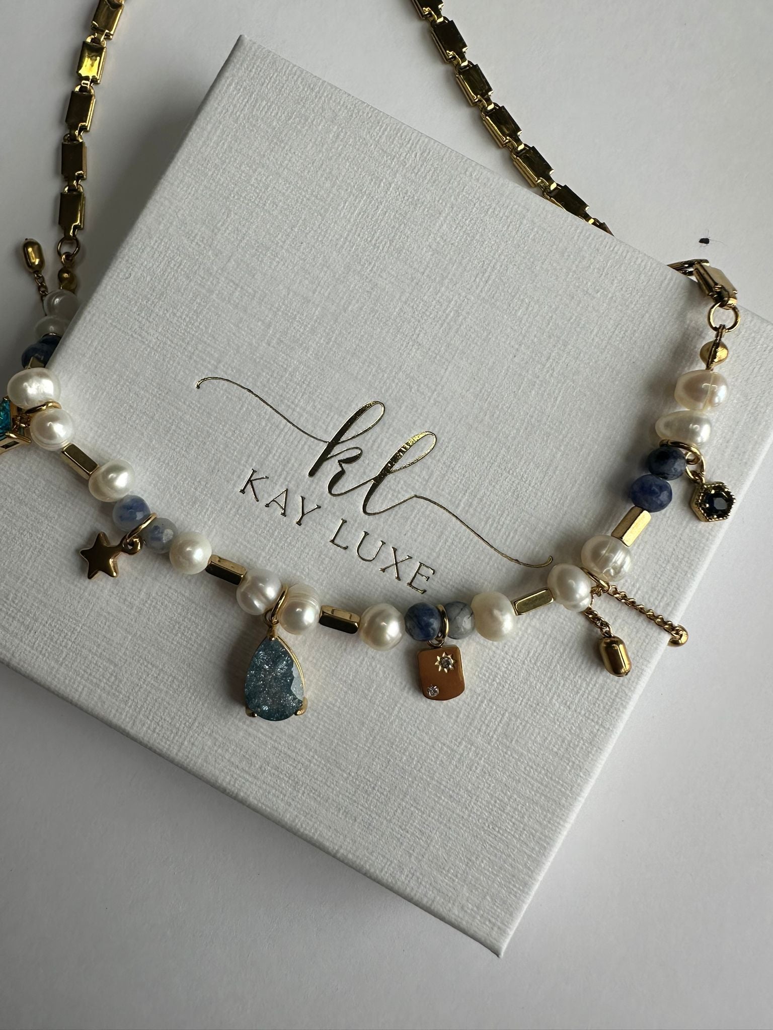 Orlena Blue Necklace