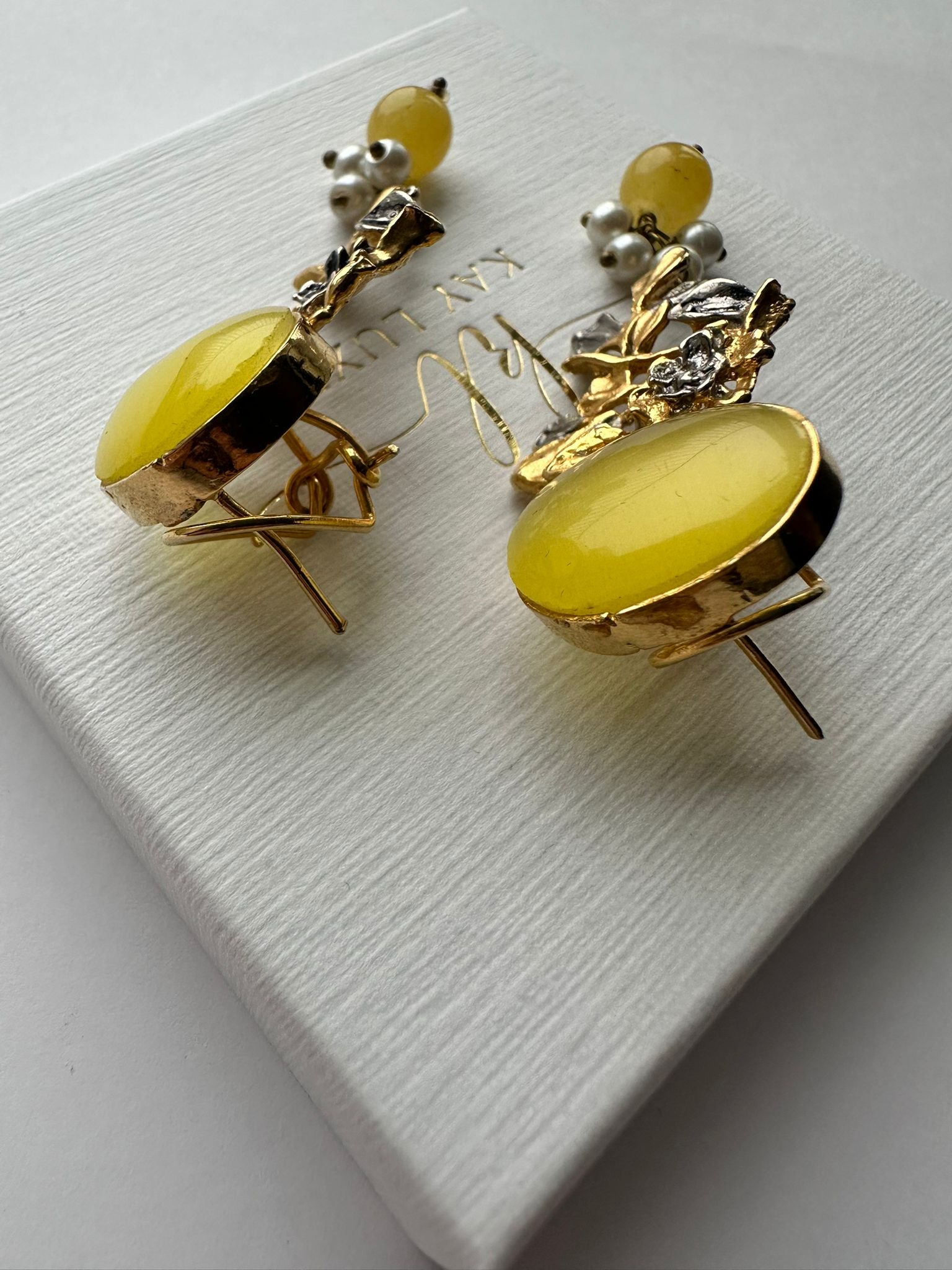 Marigold Earrings - Handmade