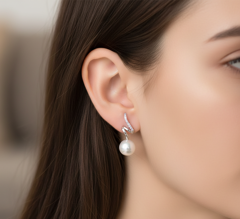 Zenya Pearl Earrings