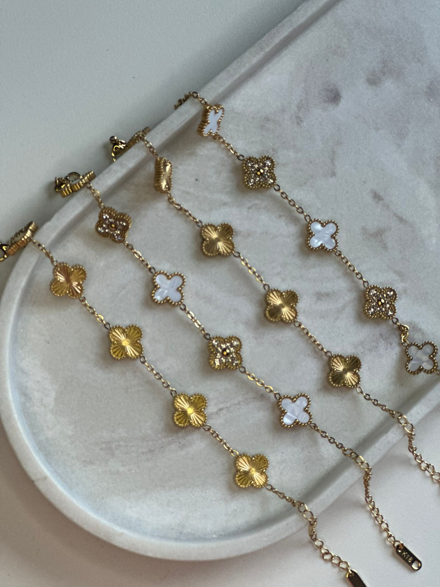 Golden Clover Bracelet