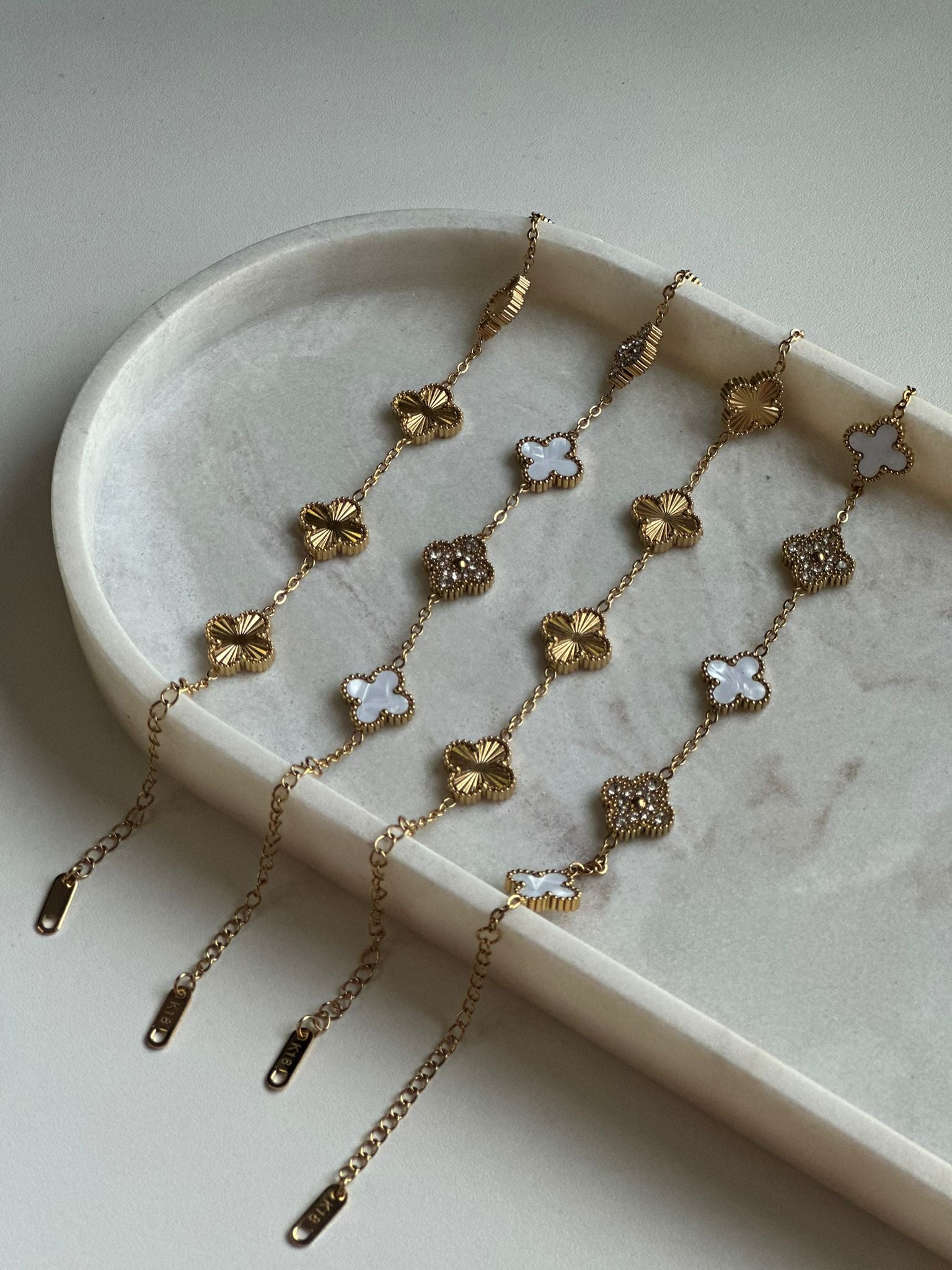 Golden Clover Bracelet