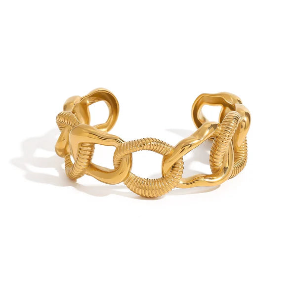 Golden Crest Cuff