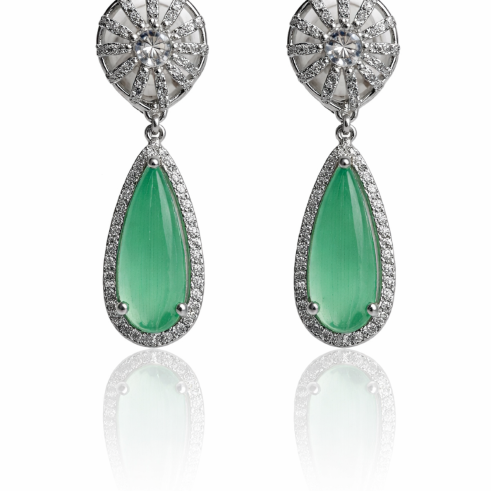 Isla Crystal Drop Earrings