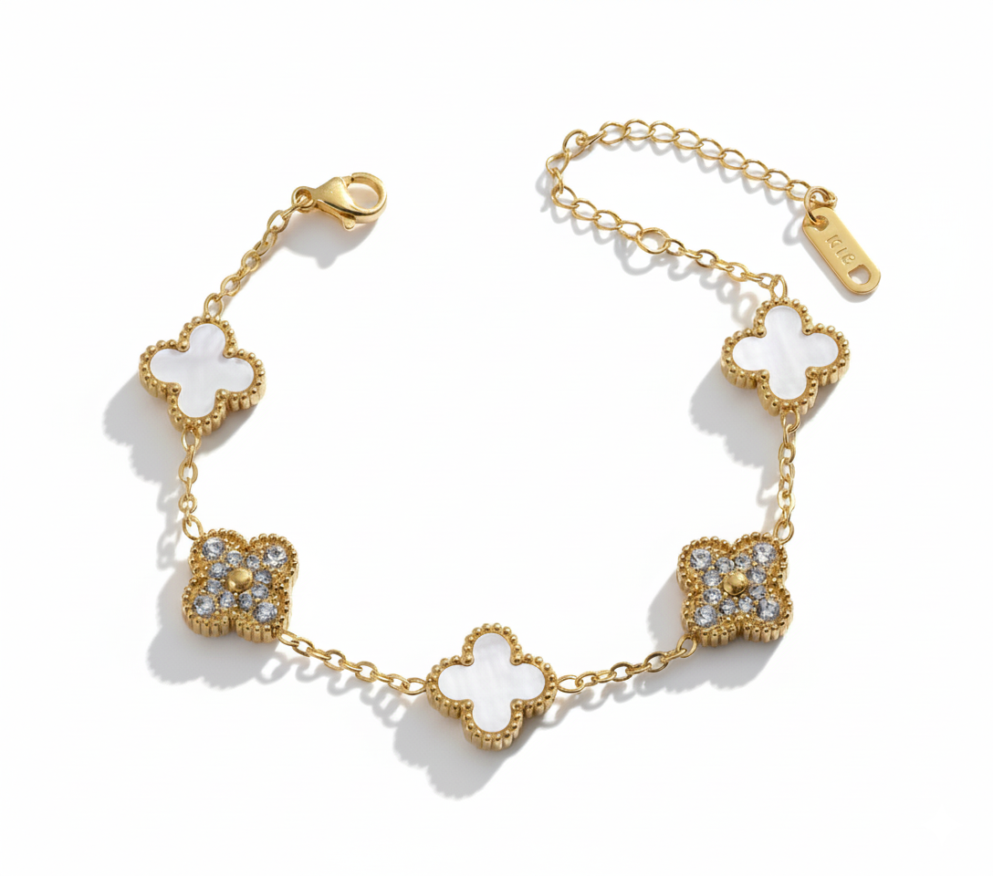 Golden Clover Bracelet