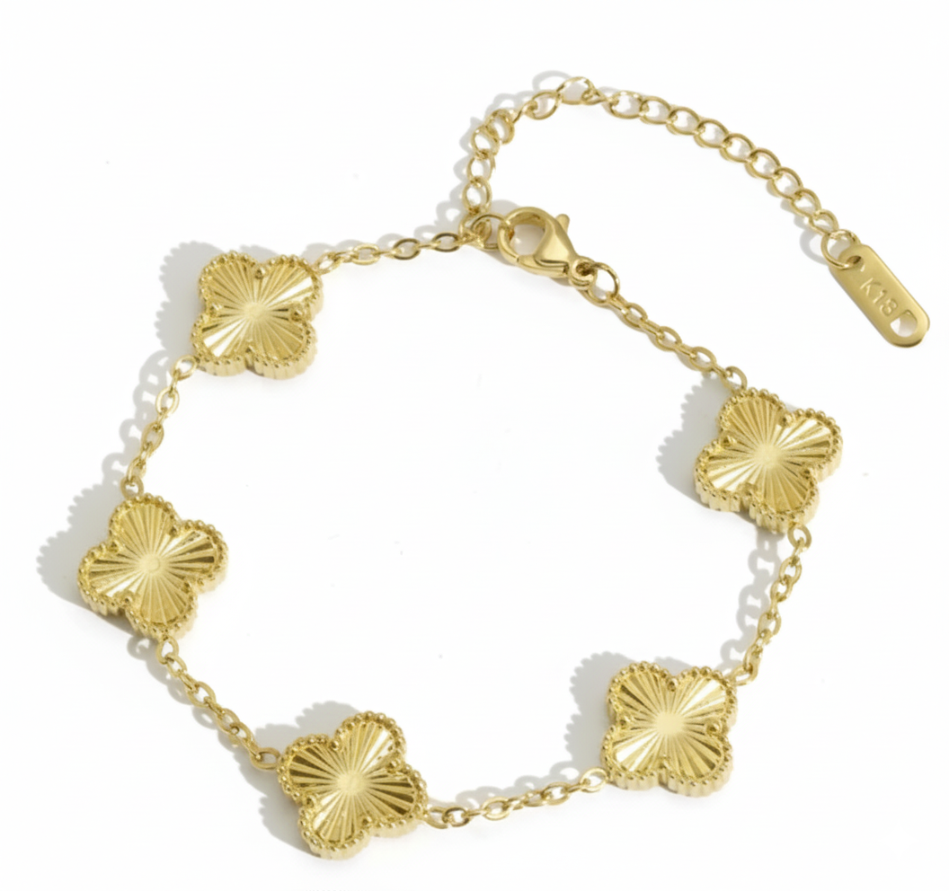 Golden Clover Bracelet