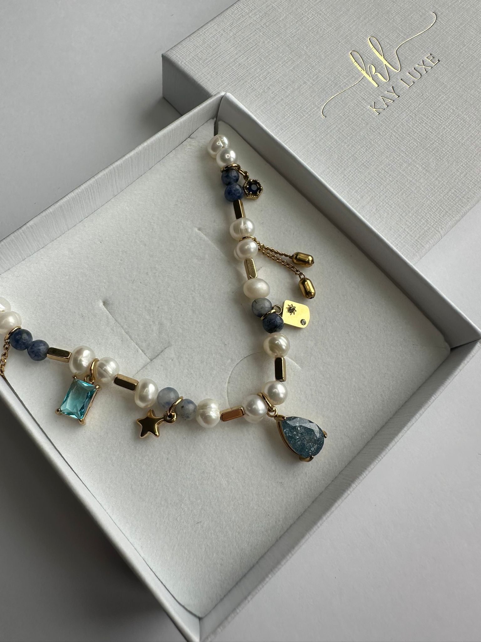 Orlena Blue Necklace