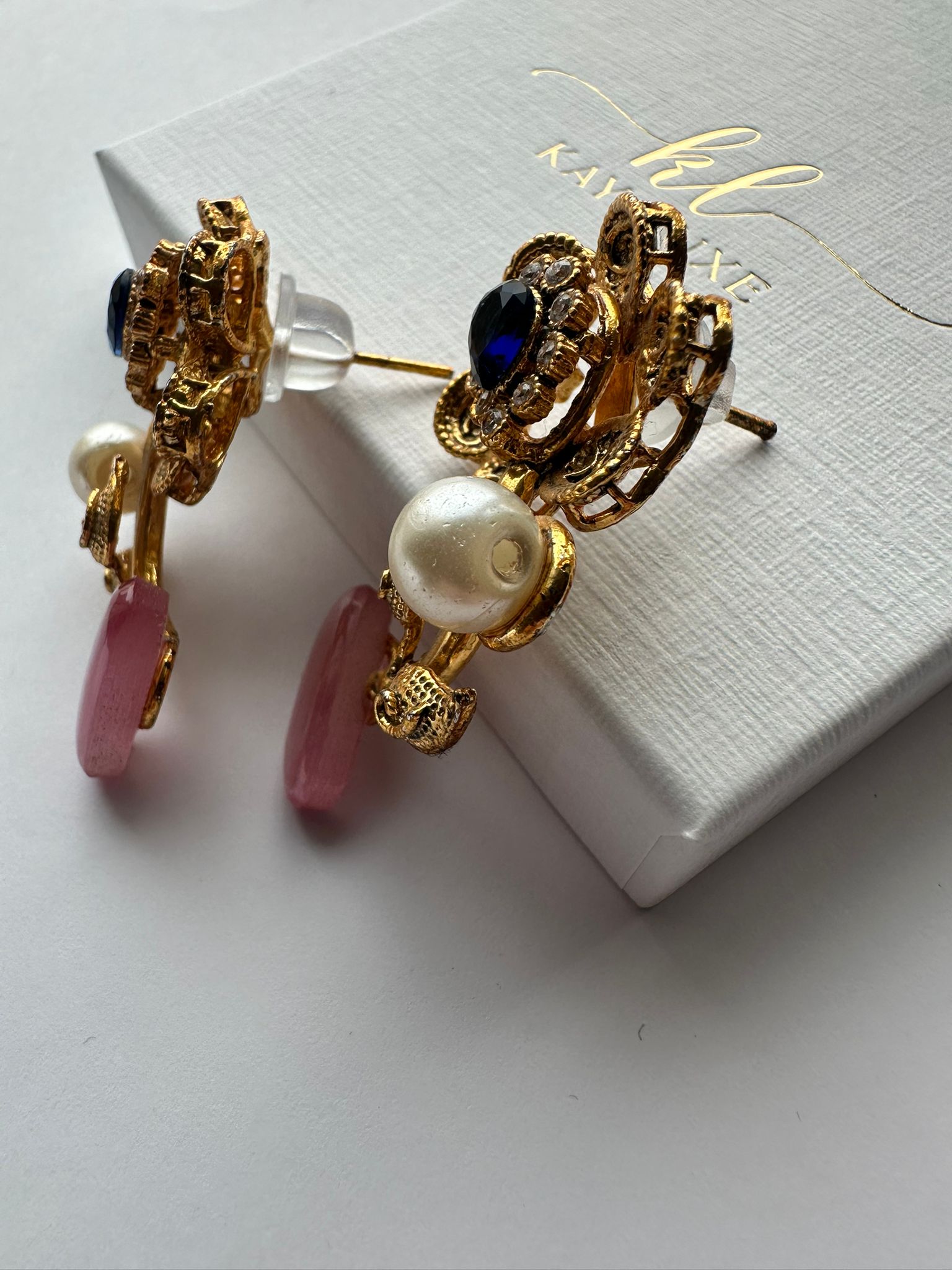 Rosé Earring - Handmade