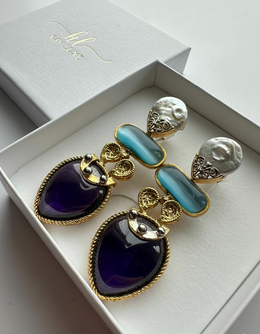 Twilight Earrings - Handmade