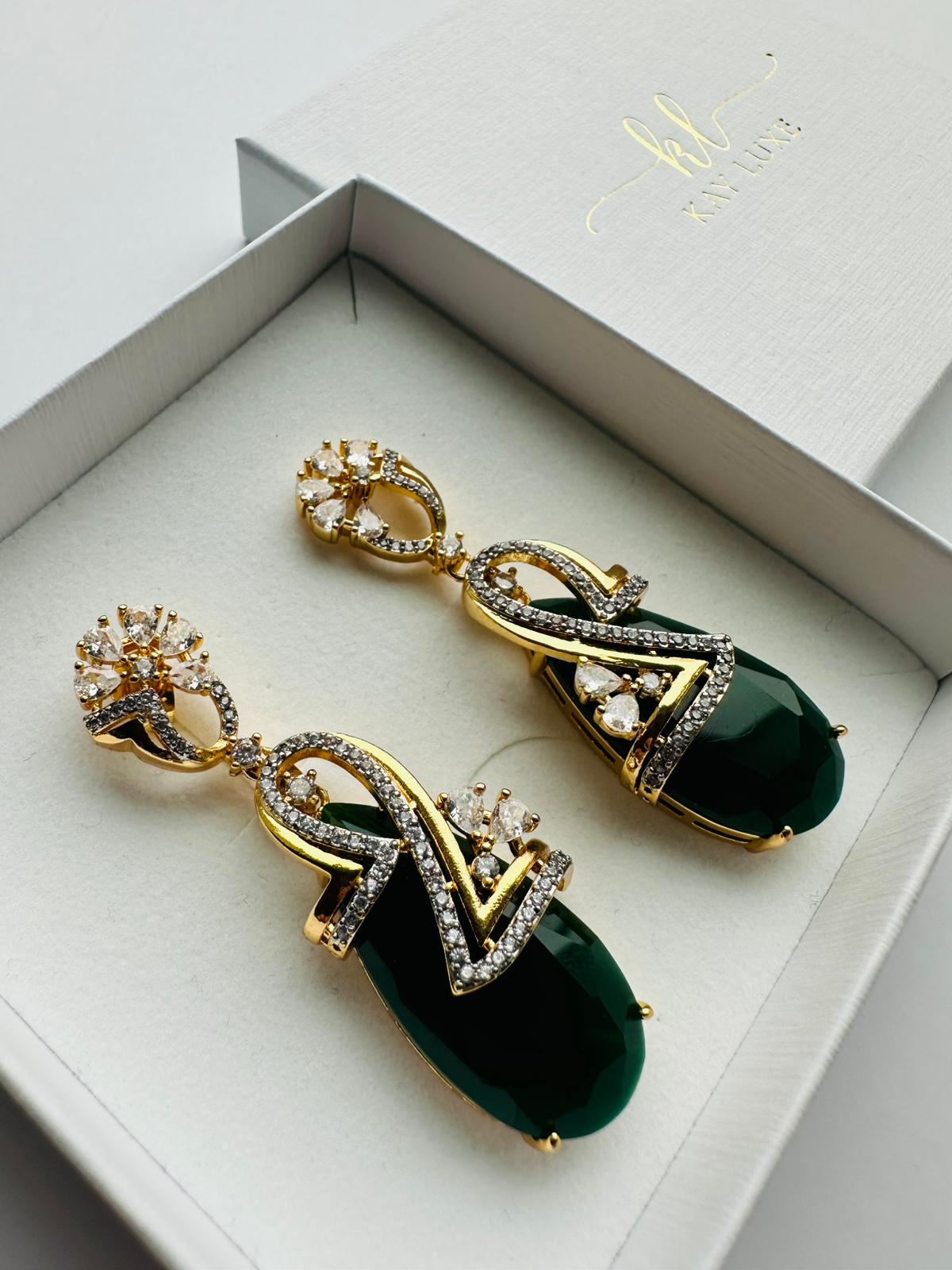 Yara Gem Drop Earrings