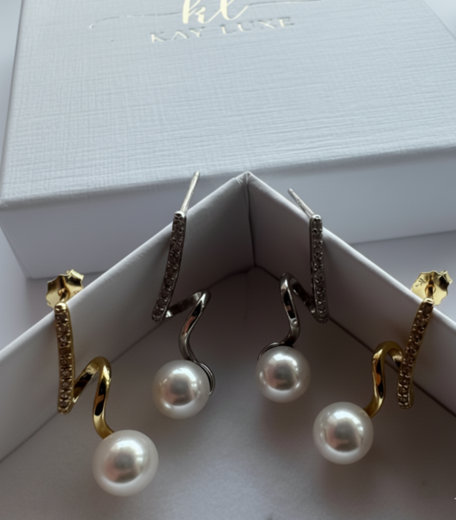 Zenya Pearl Earrings